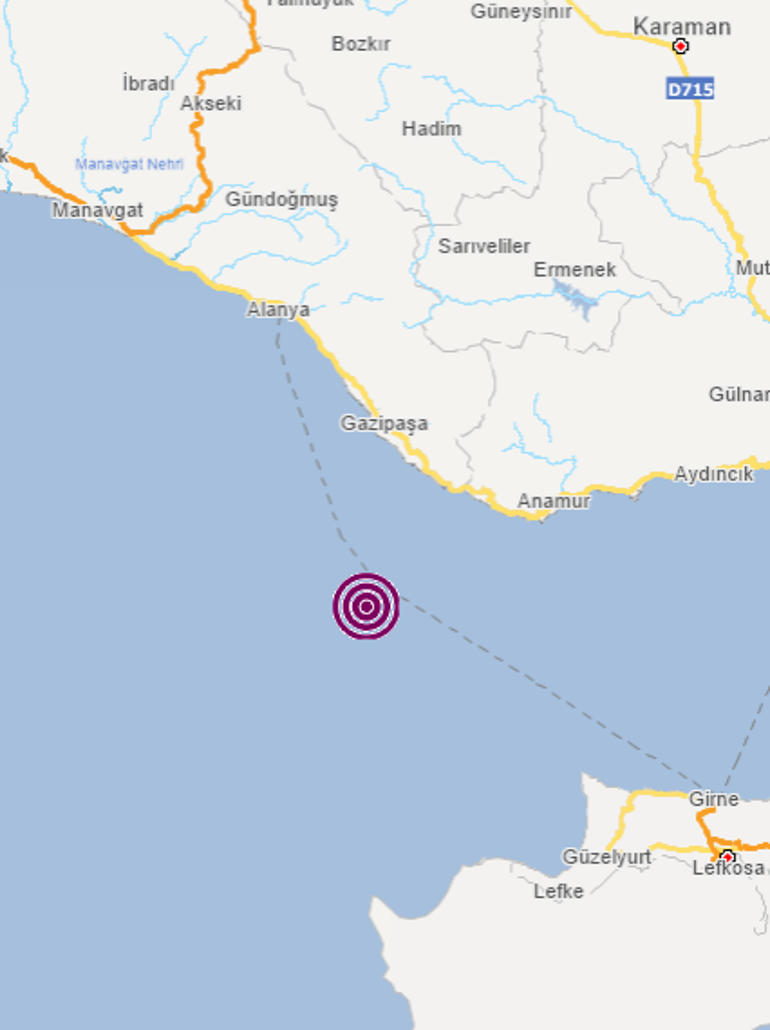 Son dakika | Akdenizde korkutan deprem