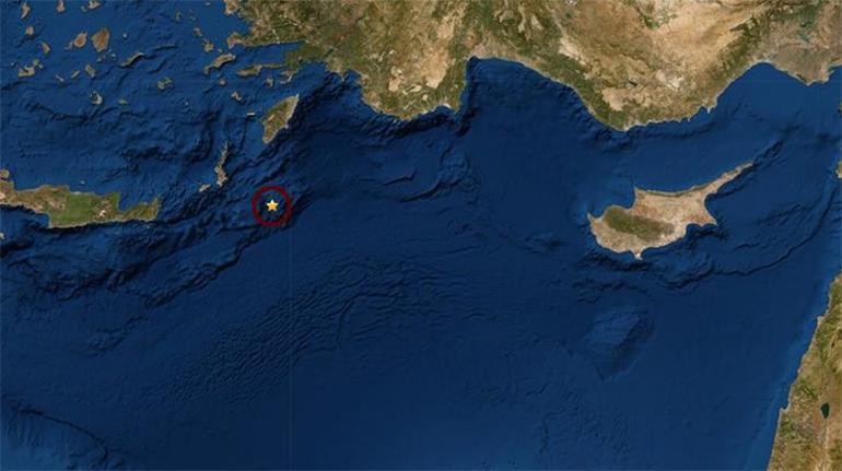 Son dakika Akdenizde deprem fırtınası