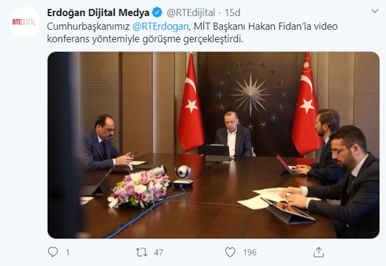 Son dakika Cumhurbaşkanı Erdoğan, Hakan Fidan ile görüştü