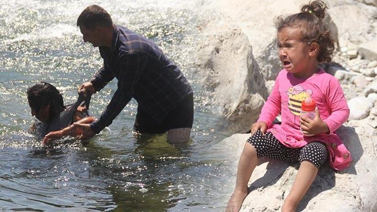 Last minute ... Granny wanted to die in the river 3-year-old grandson burst into tears