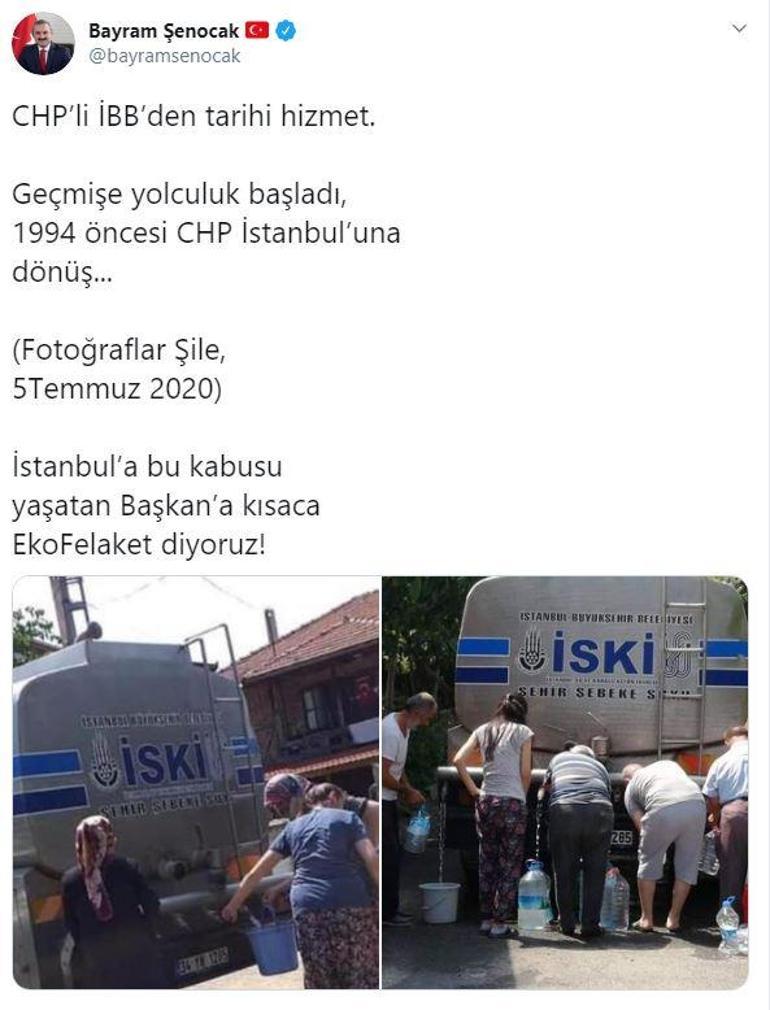 İstanbulda bidonla su kuyruğu Bakan Varanktan Kılıçdaroğlu ve Akşenere DARKlı gönderme
