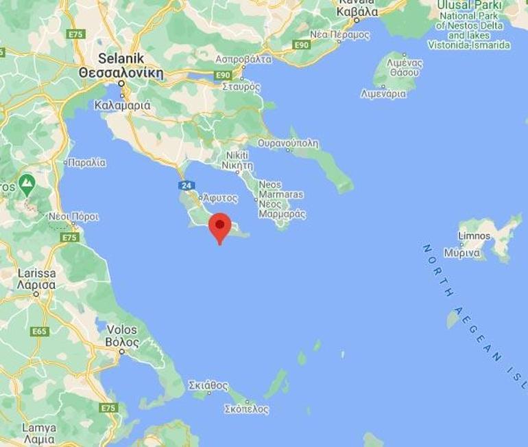 Son dakika: Ege Denizinde deprem Büyüklüğü...