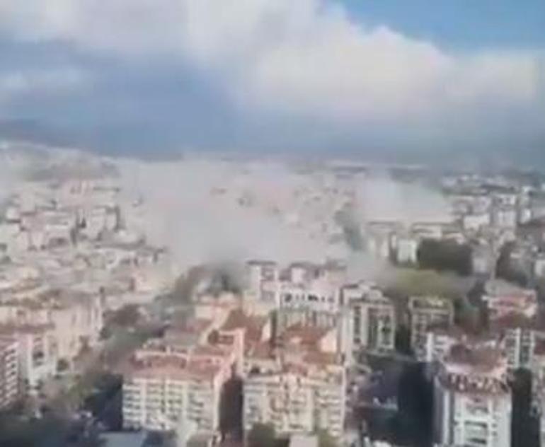 Son dakika İzmirde şiddetli deprem Ege ve Marmarayı salladı