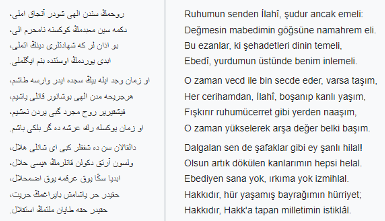 10 ηπείροι Στίχοι National Anthem |  Από ποιον, σε ποια χρονιά γράφτηκε ο τουρκικός εθνικός ύμνος; Εδώ είναι οι σημειώσεις του τουρκικού εθνικού ύμνου
