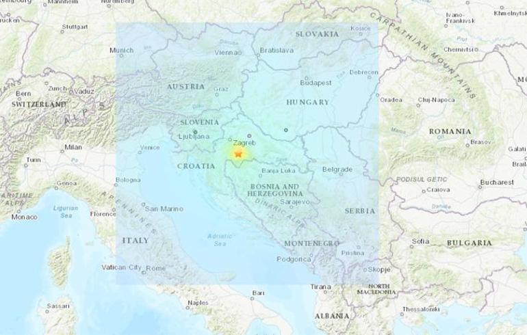 Son dakika... Hırvatistanda deprem fırtınası 6.4 büyüklüğünde deprem oldu