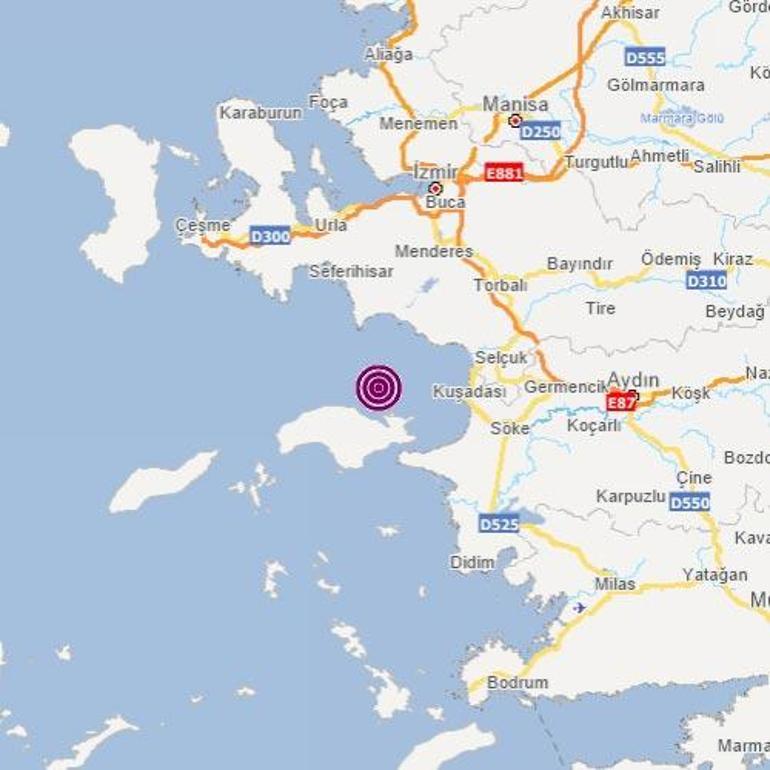 Son dakika İzmirde korkutan deprem