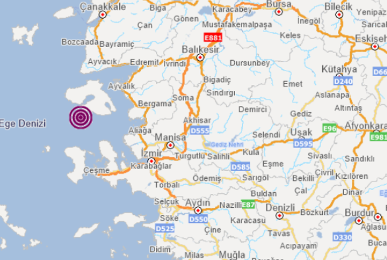 Son Dakika: Egede şiddetli deprem İstanbulda da hissedildi