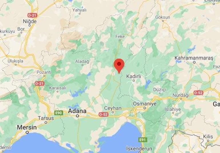 Son dakika Adanada 3.8 büyüklüğünde deprem