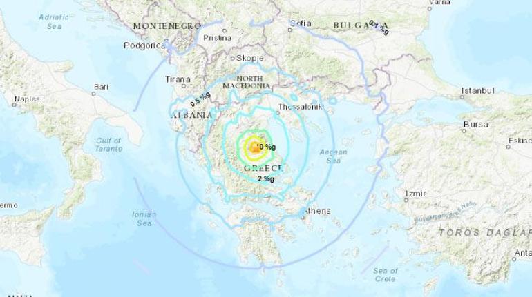 Son dakika Yunanistanda şiddetli deprem