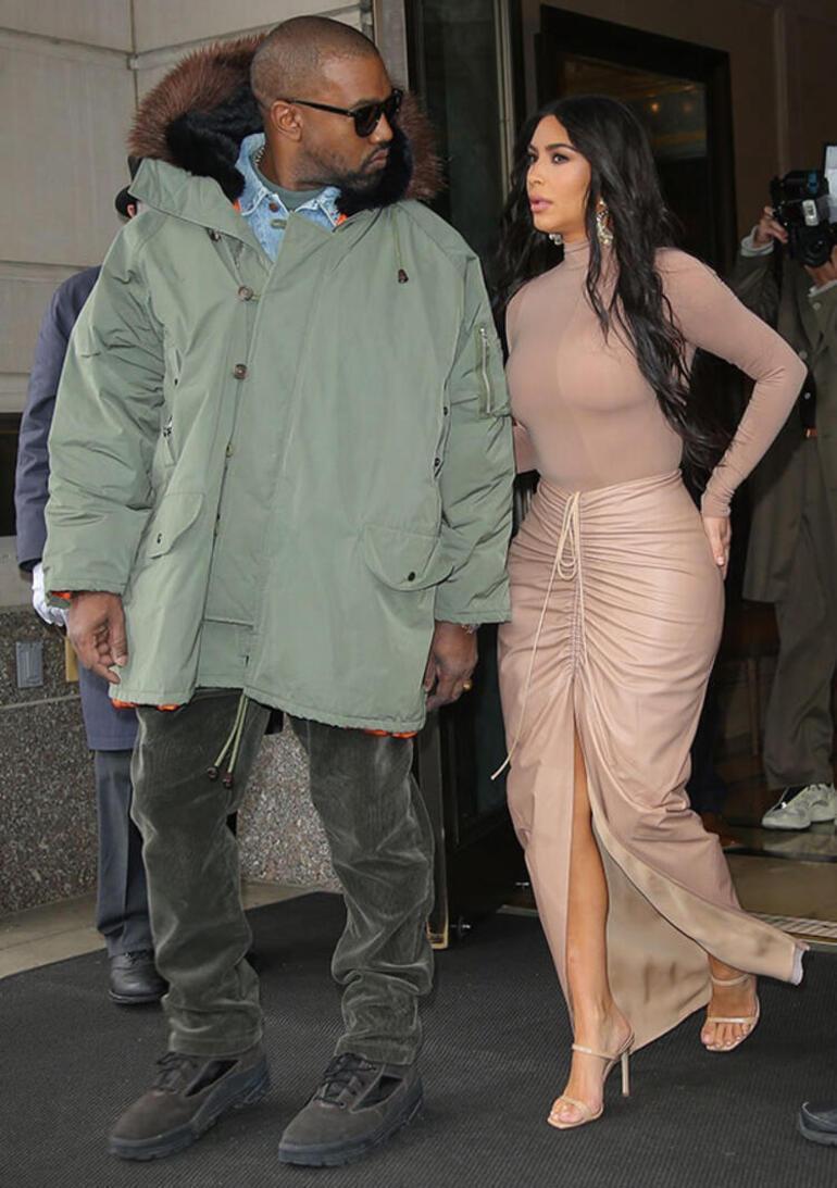 Kim Kardashian ile Kanye West personel üzerinden iletişim kuruyor