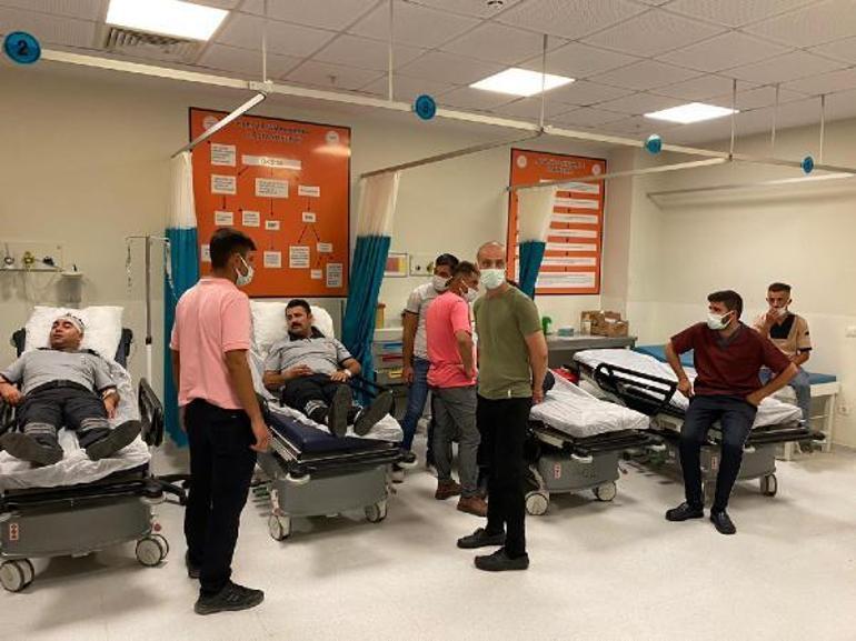 Maske uyarısı yapan hastane personelini dövdüler 8 yaralı