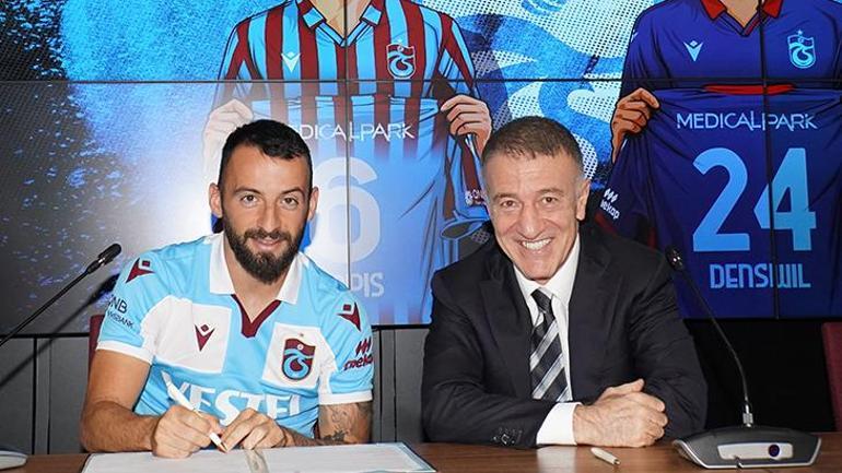 Son dakika haberi: Trabzonsporda Manolis Siopis ve Stefano Denswil için imza töreni