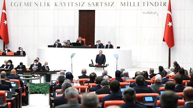 Son dakika... Cumhurbaşkanı Erdoğandan TBMM açılışında Kürt sorunu açıklaması