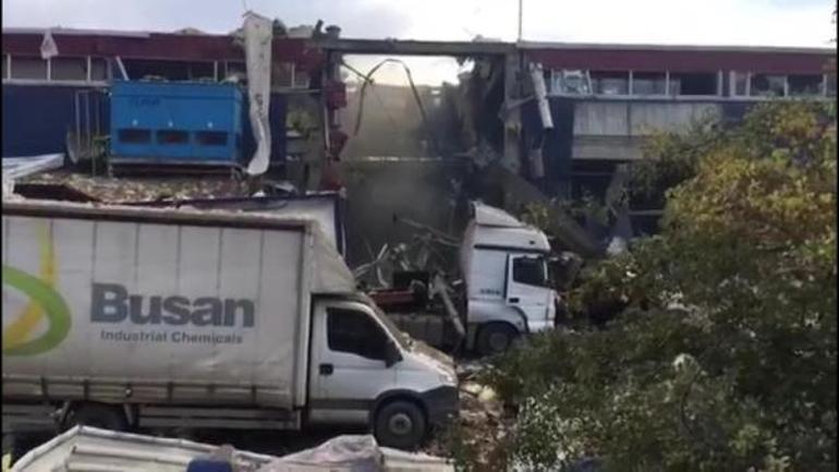 Son dakika Bursada kimya fabrikasında patlama: 1 ölü, 6 yaralı