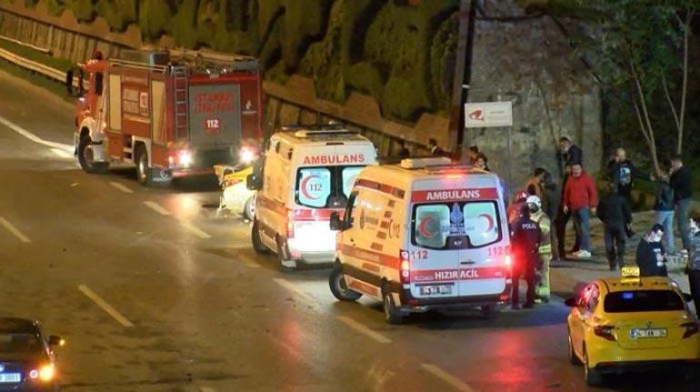 İstanbulda zincirleme trafik kazası Yaralılar var