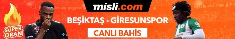 Beşiktaş-Giresunspor maçı canlı bahis seçeneğiyle Misli.comda