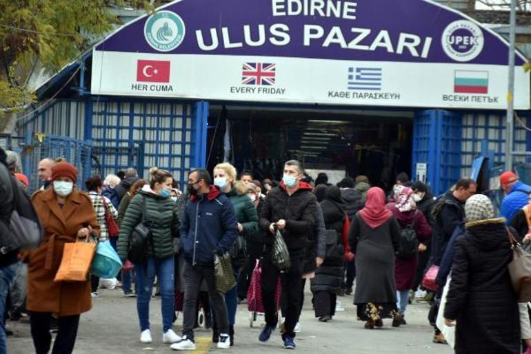 Edirneye alışveriş için 1 milyon Bulgar turist geldi