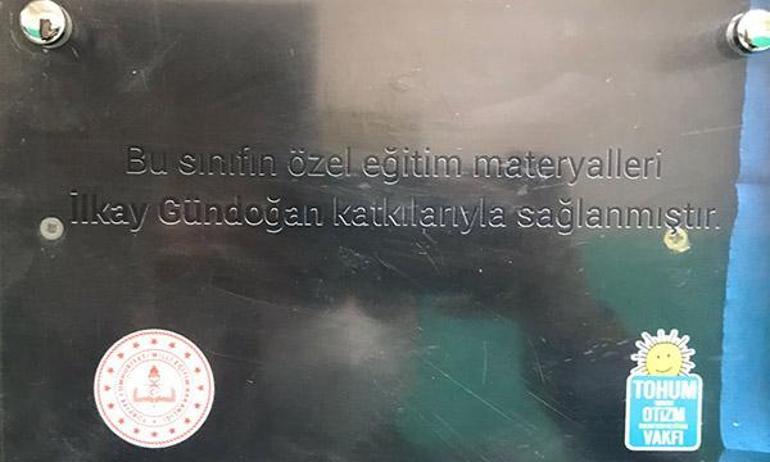 İlkay Gündoğan otizmli çocuklara sınıf açtı