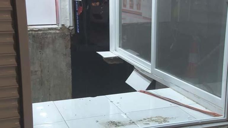 Ankarada bir kuruyemiş dükkanında çökme meydana geldi