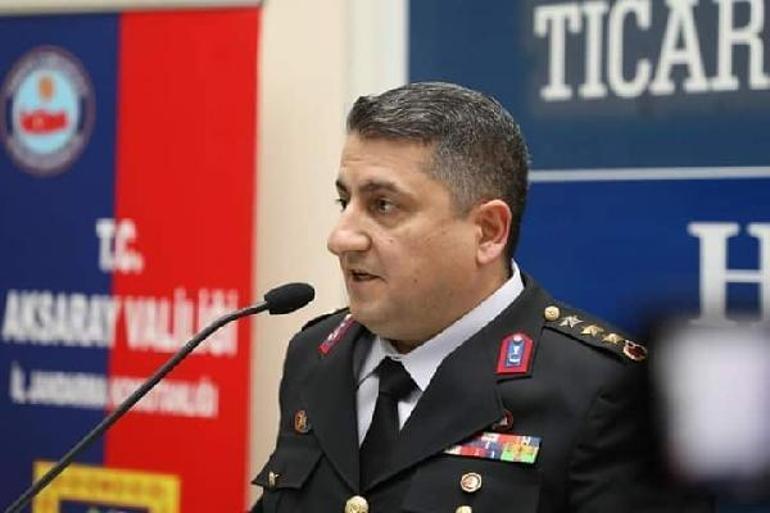 Yaşamını yitiren Aksaray İl Jandarma Komutanı Bilgiç için tören
