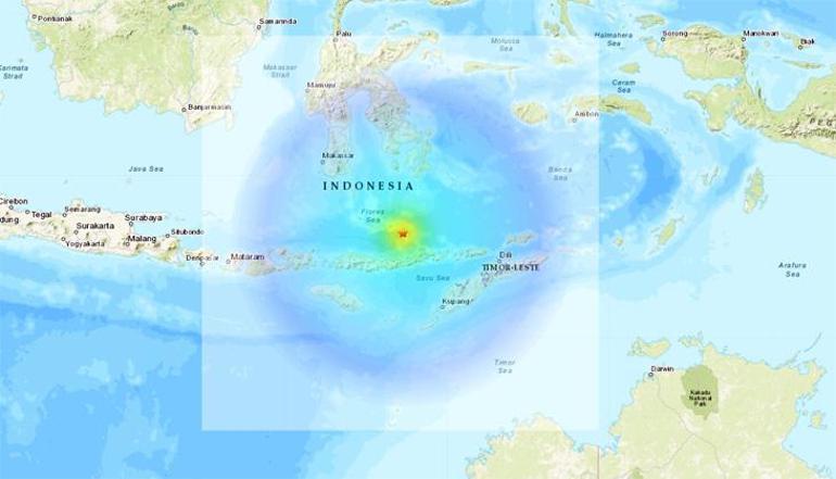Son dakika... Endonezyada 7.3 büyüklüğünde deprem Tsunami uyarısı kaldırıldı