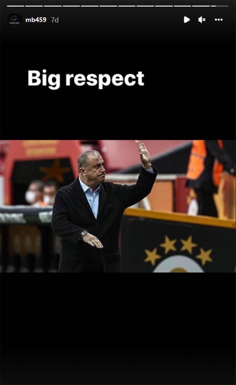 Mario Balotelliden Fatih Terim paylaşımı Hemen sildi