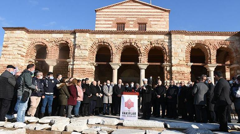 Edirnenin Ayasofyası, 56 yıl sonra ibadete açıldı