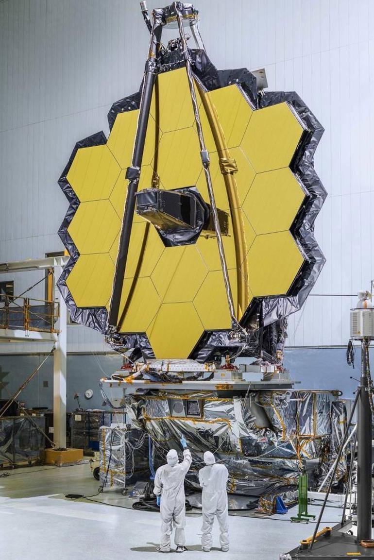 NASA canlı yayınladı James Webb son şeklini aldı