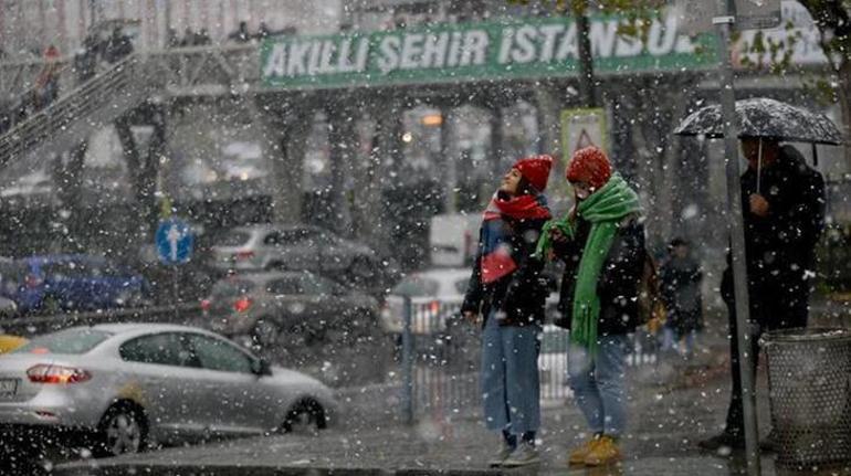 İstanbulda kar alarmı Tarih verip uyardı