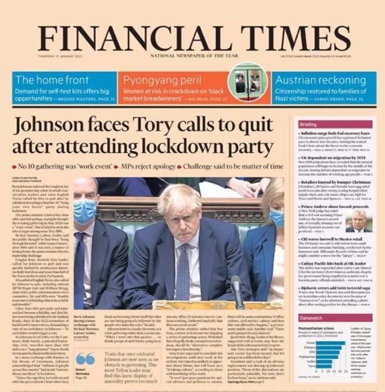 İngiliz basınında deprem Boris Johnsona ateş püskürdüler