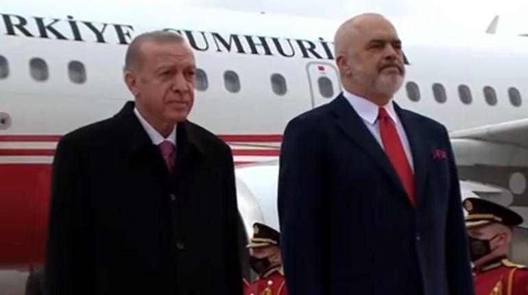 Cumhurbaşkanı Erdoğan Arnavutlukta