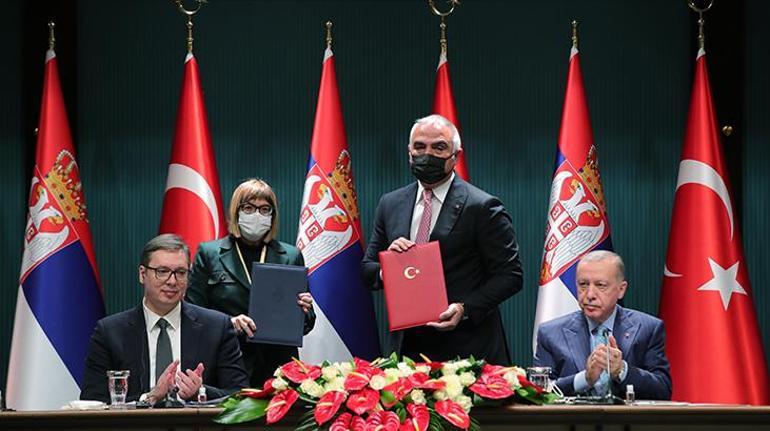 Son dakika: Sırbistan ile kritik imzalar atıldı Erdoğan hedefi açıkladı: 5 milyar dolar