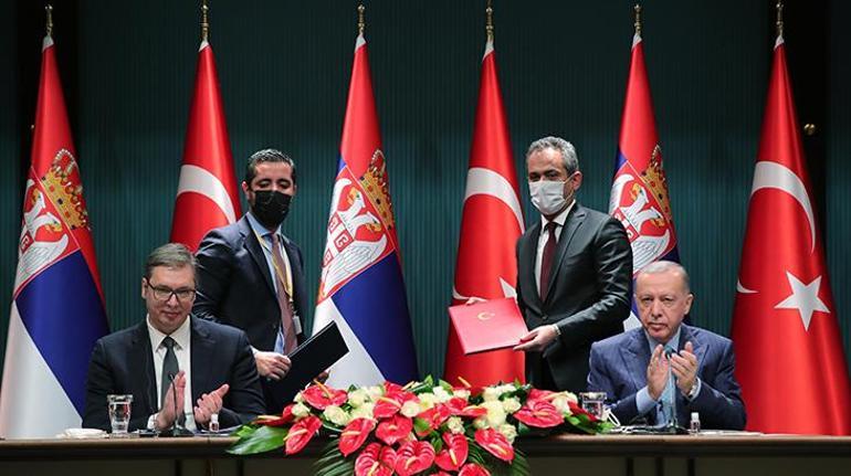 Son dakika: Sırbistan ile kritik imzalar atıldı Erdoğan hedefi açıkladı: 5 milyar dolar