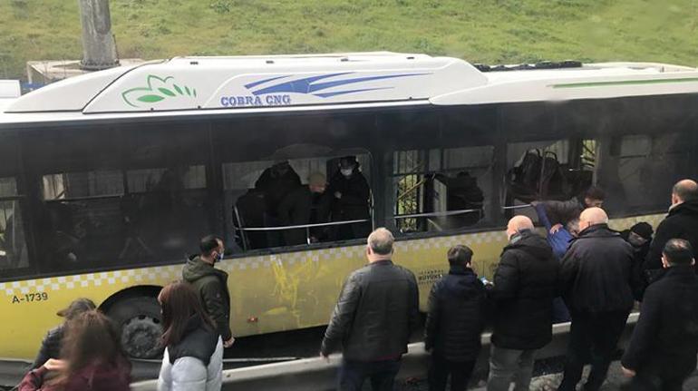 İstanbul Sefaköyde İETT otobüsü kazası