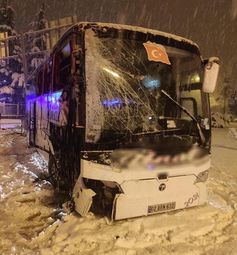 Son dakika İstanbulda yolcu otobüsü şarampole yuvarlandı: 3 ölü, 9 yaralı
