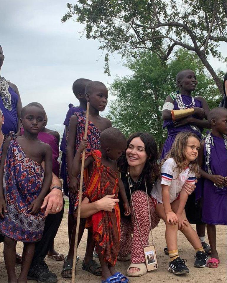 Zeynep Sever Demirelin kızlarıyla Afrika tatili