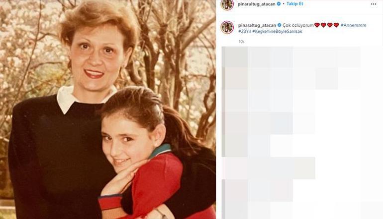 Pınar Altuğ annesiyle pozunu paylaştı: Çok özlüyorum