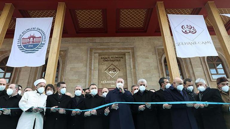 Cumhurbaşkanı Erdoğan, Gülhane Camisinin açılışını yaptı