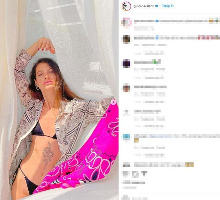 haberler Gülcan Arslandan Dubaide bikinili poz