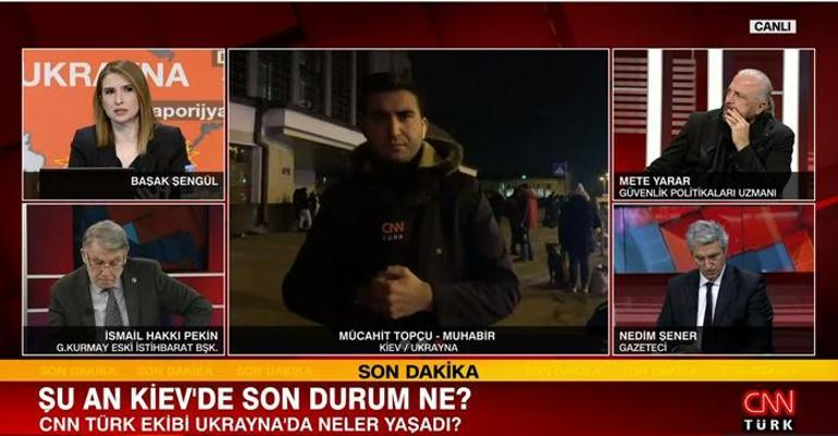 CNN Türk muhabiri Kievde son durumu aktardı Yaşanamaz hale geldi