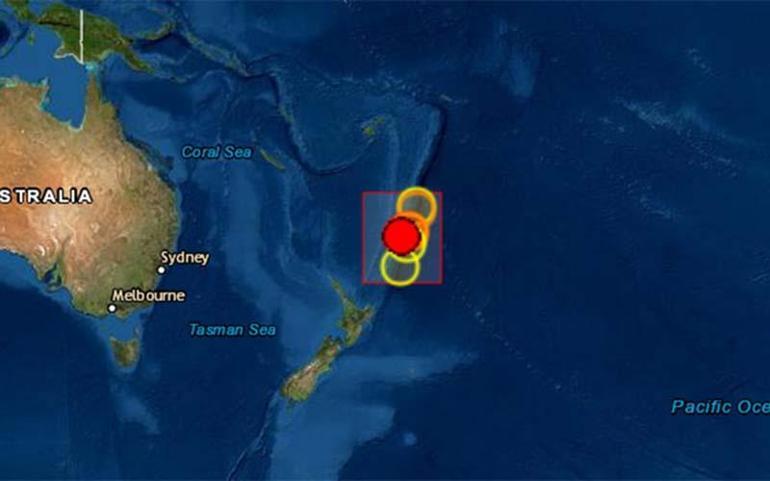 Yeni Zelandada 6,6 büyüklüğünde deprem