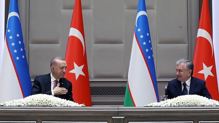 Son dakika: Cumhurbaşkanı Erdoğan Özbekistanda duyurdu: 10 anlaşma imzaladık