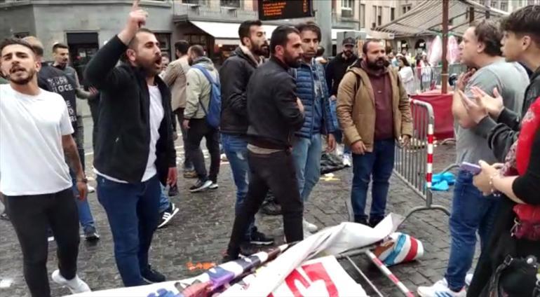 İsviçrede PKK yandaşlarından, Türk vatandaşlarına çirkin saldırı