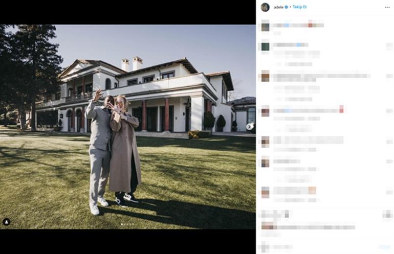 Adele wird mit ihrem Freund in ihrer Villa leben, die sie für 58 Millionen Dollar gekauft hat