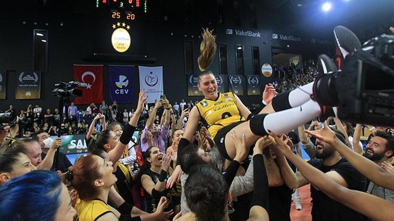 Misli.com Sultanlar Liginde şampiyon VakıfBank Gözyaşlarıyla veda etti
