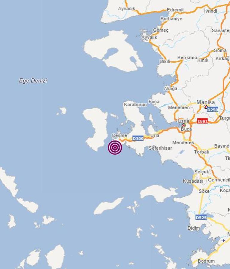 Son dakika İzmirde hissedilen korkutan deprem