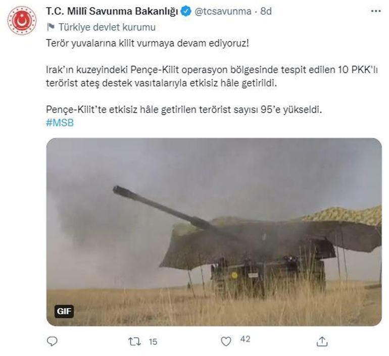 Son dakika Pençe-Kilit operasyonunda 10 PKKlı terörist daha etkisiz hale getirildi