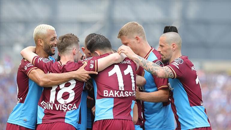 Son dakika: Trabzonspordan inanılmaz istatistik Maça damga vurdu