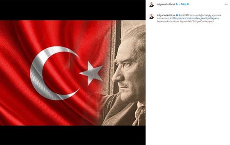 Ünlülerden 19 Mayıs Atatürkü Anma, Gençlik ve Spor Bayramı paylaşımları
