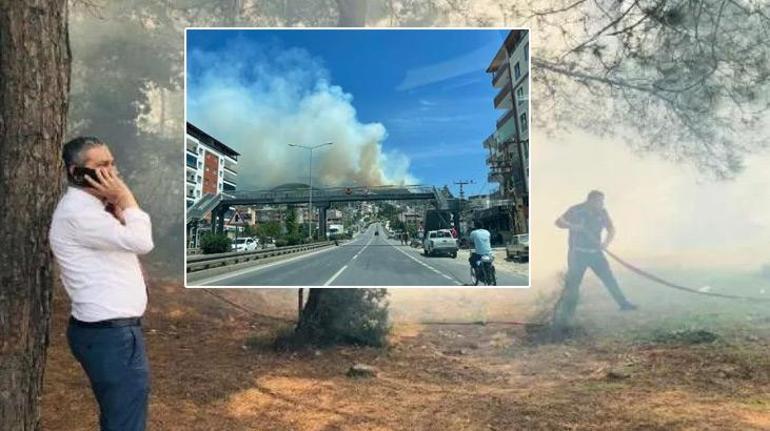 Antalyada iki noktada orman yangını Bir haber de Hataydan